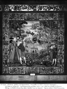 Henri III (1553-1610) fesztiváljai, brüsszeli műhely, 1580 körül (gobelin)
