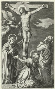 Krisztus a kereszten Krisztus élete (sorozat címe) alkotó: François Stuerhelt (possibly)
