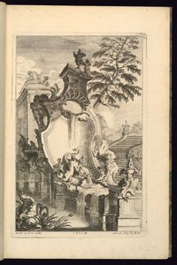 Design for Fountain Putto Riding delfin