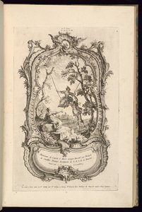 Tervezés nagy és kis rekesszel rendelkező kartonokhoz alkotó: François de Cuvilliés the Elder