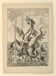 Tervezés a versailles-i Grand Trianonhoz alkotó: François de Cuvilliés the Elder