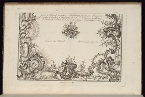 Két negyed mennyezet, új könyv a szabálytalan mennyezetekről alkotó: François de Cuvilliés the Elder