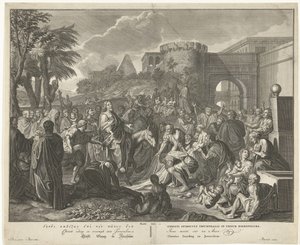 Krisztus belépése Jeruzsálembe Krisztus belép Jeruzsálembe (cím a tárgyon)