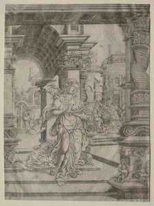 Lucretia halála alkotó: Frans Crabbe van Esplegem