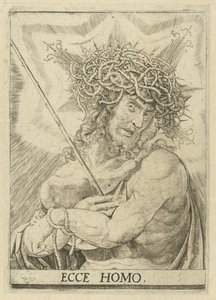 Fájdalmak embere Ecce homo (cím a tárgyon)