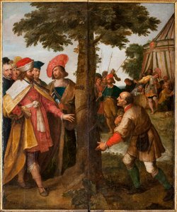 A kivágott fa csodája. Szent Gummarus csodája, 1627.