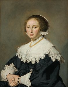 Német: Bildnis einer Frau Portrait of a Woman (Egy nő portréja) alkotó: Frans Hals