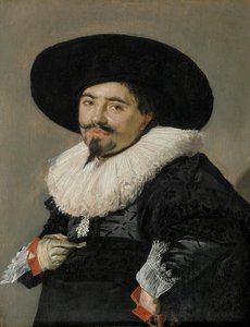 Német: Bildnis eines Mannes Egy férfi arcképe, valószínűleg Palamedes alkotó: Frans Hals