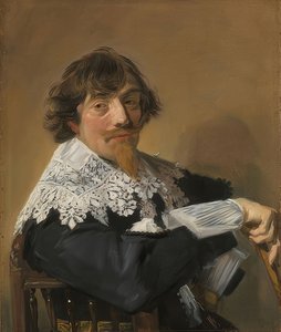 Egy férfi portréja. 1635 körül alkotó: Frans Hals