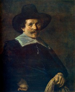 Kesztyűt tartó férfi portréja, c1645, 1912. alkotó: Frans Hals