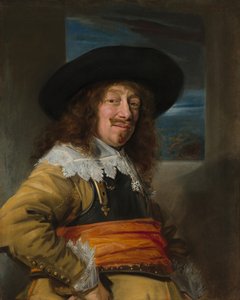 A haarlemi polgárőrség tagjának portréja, c. 16361638. alkotó: Frans Hals