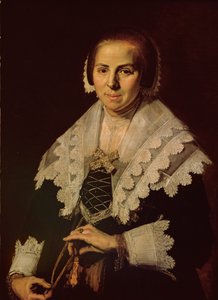 Legyezős nő portréja, 1640