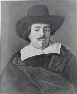 Egy férfi portréja előrefelé néz alkotó: Frans Hals