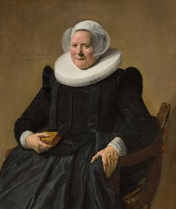 Idős hölgy portréja, 1633. alkotó: Frans Hals