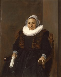 Egy idős nő portréja, hagyományos nevén Mevrouw Bodolphe, 1643