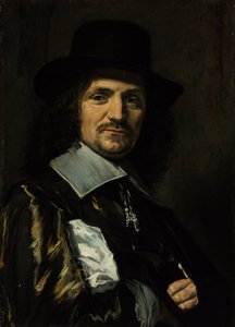 Jan Asselyn (Asselijn ou Asselin) festő portréja (1610-1652) - Peinture de Frans I Hals (1581-1666) - 1650-es évek - Olaj, fa - 64,5x46,3 - Szepmuveszeti Múzeum, Budapest alkotó: Frans Hals