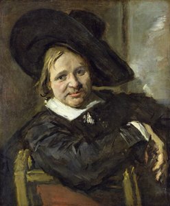 A lompos kalapos ember, 1660 után alkotó: Frans Hals