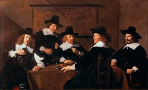 A hospice régensei Haarlemi Szent Erzsébet Frans Hals festménye (kb. 1580-1666) 1641 V. 252x153 cm Haarlem, Frans Hals Múzeum Holland alkotó: Frans Hals