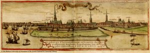 Térkép hamburg 1572 alkotó: Frans Hogenberg