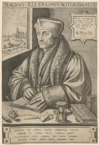 Rotterdami Erasmus portréja alkotó: Frans Huys