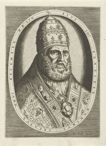 Pius pápa arcképe IV Királyok, királynők, hercegek és hercegnők portréi (sorozat címe) alkotó: Frans Huys