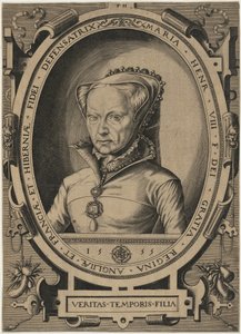 Angliai Mária királynő alkotó: Frans Huys