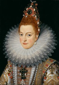 Izabella főhercegnő, 1601-20 körül (olaj, panel) alkotó: Frans II (after) Pourbus