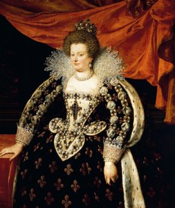 Maria de Medici (Firenze) egészalakos portréja alkotó: Frans II Pourbus