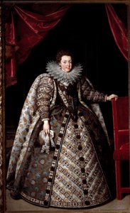 Franciaország Erzsébet portréja (Elisabeth de Bourbon)