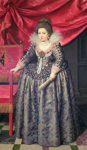Francia Erzsébet (1602-44) portréja, Henri IV és Marie de