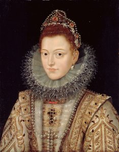 Isabella Clara Eugenia (1566-1633) portréja 1599 körül alkotó: Frans II Pourbus