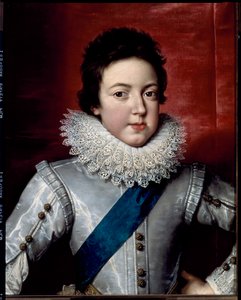XIII. Lajos, Franciaország és Navarra királyának portréja, 1616 körül (festmény) alkotó: Frans II Pourbus