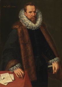 Nicolas Helincx, a király tanácsadójának portréja alkotó: Frans II Pourbus