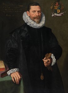 Petrus Richardus portréja (olaj, tábla) alkotó: Frans II Pourbus