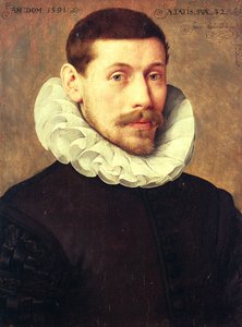 32 éves férfi portréja alkotó: Frans II Pourbus