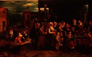 Az irgalmasság hét cselekedete, 1617 körül alkotó: Frans II the Younger Francken