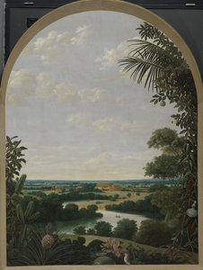 Táj Brazíliában alkotó: Frans Jansz Post