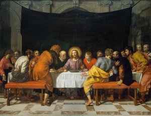 Az utolsó vacsora. 1618 alkotó: Frans Pourbus the Younger