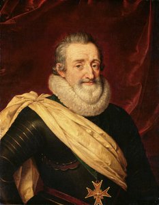 Henrik (1553-1610) francia király portréja