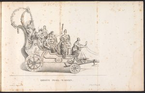 Az első úszó a Szent Rumbold-i körmenetben, 1825 Első Prael-waegen (cím a tárgyon)