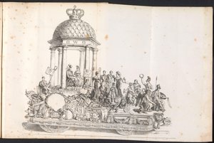 Ötödik lebegés a Saint Rombout-i körmenetben, 1825
