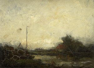 Tájkép alkotó: Frans Willem Helfferrich