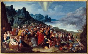 A héberek érkezése az ígéret földjére Frans Francken I dit l