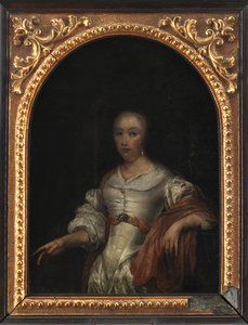 Egy hölgy portréja alkotó: Frans van I Mieris