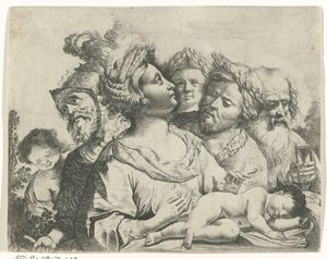 Ceres, Mars és Szaturnusz (A négy korszak) alkotó: Frans van Mieris (II) (rejected attribution)