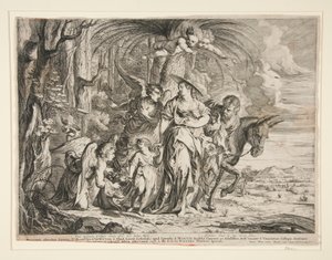 Repülés Egyiptomba alkotó: Frans van den Wyngaerde