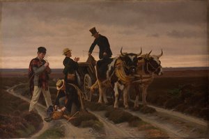 Gyalogtúra. Jütland.