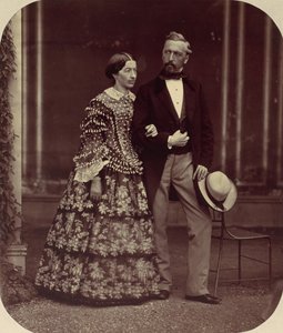 Mathias és Elise Hoeusermann, 1850-60-as évek.