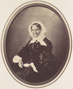 [Egy idős nő portréja], 1850-60-as évek.