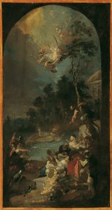 Ön adja a Martyrium des heiligen Quirinust alkotó: Franz Anton Maulbertsch